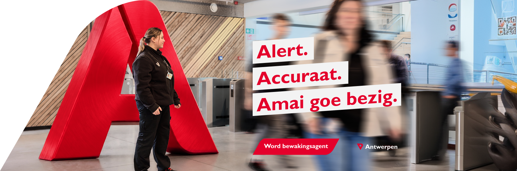 Bewakingsagenten in Antwerpen
